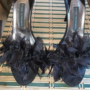 Mark Schwartz ribbon slippers